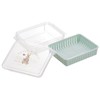 Skater SZR2 Storage Container with Colander, Rice, Side Dishes, Preservation,