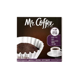 Mr. Coffee 4-Cup Coffee Filters, 100 Count (Package May Vary)