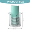 BYAWAY Bathroom Cup Dispenser,Small Disposable Paper Cup Holder,Compact Mouthwash Cups
