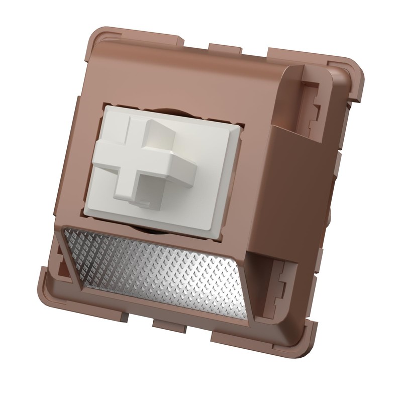 DUROCK Mocha Silk Linear Switches, Full POK Switch 56g Long