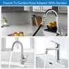 Sink Faucet to Garden Hose Adapter, Swivel Faucet Adapter Kit