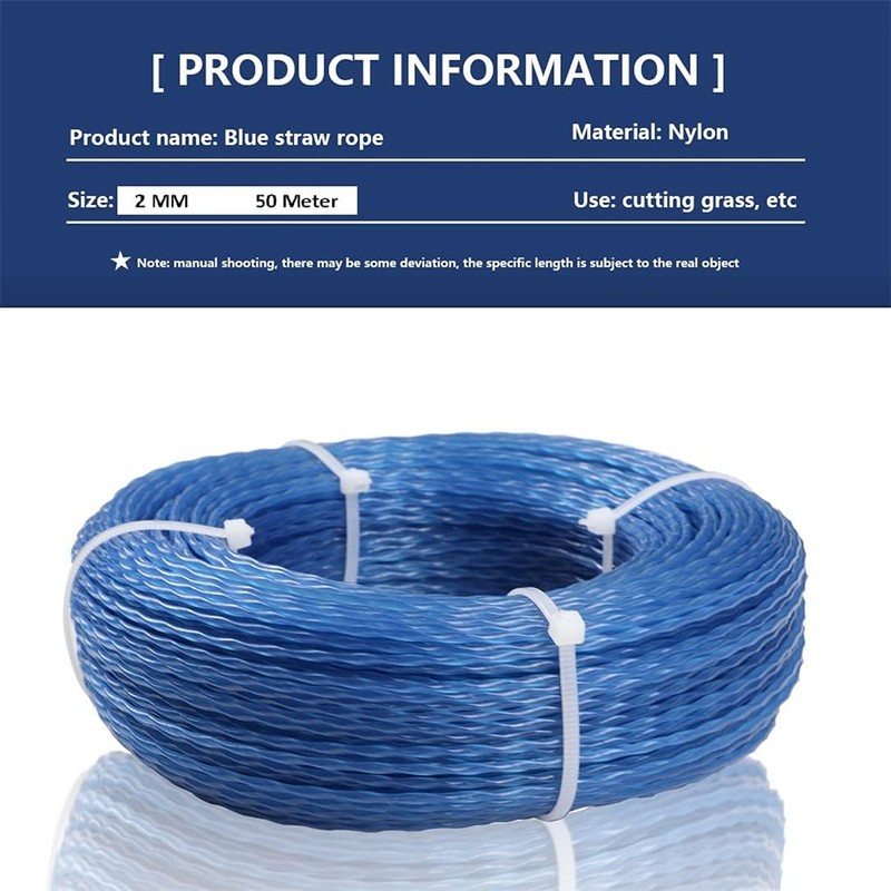 Grass trimmer Line 2MM Heavy Duty Universal Strimmer Wire Strimmers