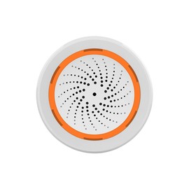 Tuya ZigBee Smart Siren Alarm Sound & Light Siren Temperature Humidity Sensor Home Security Alarm for Tuya