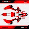 Factory EFX Red & Black Crf110 Shift Racing Graphics kit