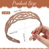 6 Pack Springtime Design Plastic Headbands for Women