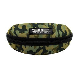 Epoch Eyewear Premium Zippered Hard Sunglasses Case and Microfiber Pouch in Camo Pattern