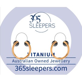 365 Sleepers 2pcs G23 Titanium 18G (Thin) Hinged Hoop Segment Rings Sleeper Earrings 5mm-6mm-7mm-8mm-9mm-10mm-11mm-12mm-13mm, Titanium, No Gemstone