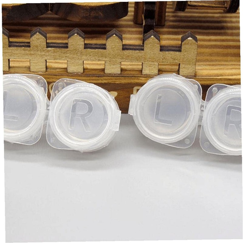 Dinntty Simple Contact Lens Case Box Eyewear Accessories Cute Travel