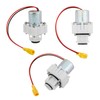 Lychee Light urinal flush valve solenoid and diaphragm assembly device,