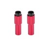 X AUTOHAUX 2 Pcs Red Metal Bicycle Cable Adjuster Brake