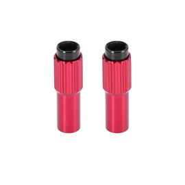 X AUTOHAUX 2 Pcs Red Metal Bicycle Cable Adjuster Brake Gear Shift Connector