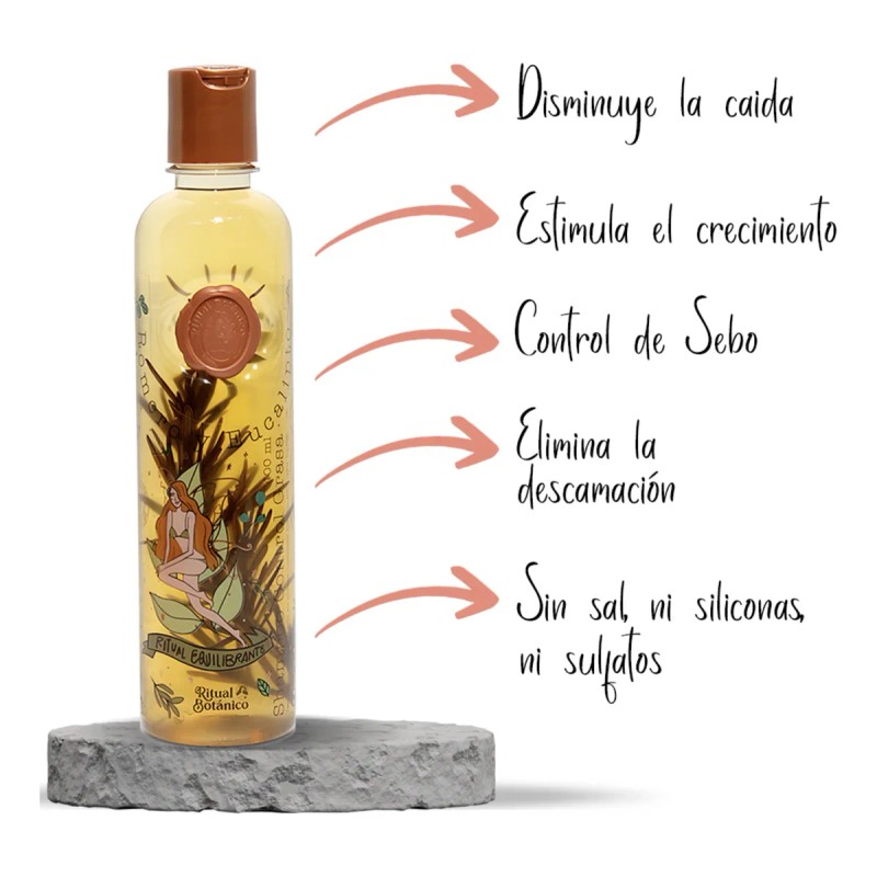 Ritual Botanico Shampoo Romero Y Mascarilla Reparación 800ml