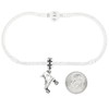 LGU Sterling Silver Oxidized Roller Skate Dangle Bead Charm
