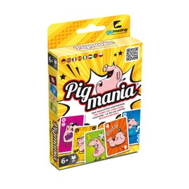 Pigmania The Saulustige Card Game for Families, Adults, Children from 6 Years for 2 to 10 Players / Simple Rules Lots of Fun / Plastic-Free & Sustainable / Perfect as a Children's Game, Travel Game