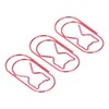 4 Box Cute Cat Paper Clip Fun Shaped Plated Surface