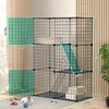 Large 3-Tier Cat Cage & Enclosure - Detachable Indoor Cat