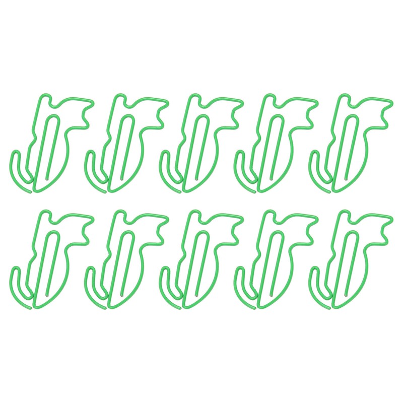 100 Pcs Cute Paper Clips Animal Shaped Fun Bookmark Document
