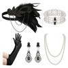 SWEETV 1920s Flapper Accessories for Women, Roaring 20s Headpiece Art