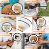 Voarge Pet Collar Protective Collar, Plastic Elizabethan Collar with Breathable
