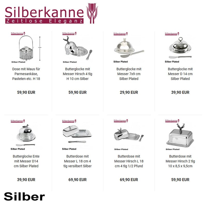 silberkanne Tray Cord Edge 23 cm Premium Silver Plated Elegant