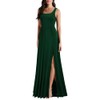 MUSHARE Women's Square Neck Sexy Split Cocktail Party Maxi Long