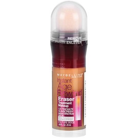 MAYBELLINE Maybelline Instant Age Rewind Eraser Treatment Makeup with SPF 18, Anti Aging Concealer Infused with Goji Berry and Collagen, Pure Beige, 1 Count
