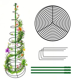 Garden Trellis for Climbing Plants, Metal Garden Trellis Plant Trellis Support for Potted Plants Vegetables Flowers Climbing (1)