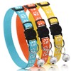 onebarleycorn Cat Collar, Cat Collars with Safety Clasp, Cat Collars