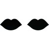 Black (6 Pairs) Disposable Satin Nipple Cover Pasties