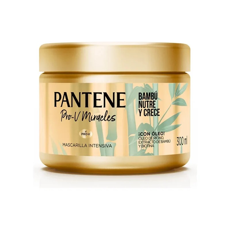 Mascarilla Intensiva para cabello débil Pantene Pro-V Miracles Bambú Nutre