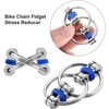 ZHjuju Flippy Chain Fidget,4 Pack Bike Chain Fidget Set Decompression