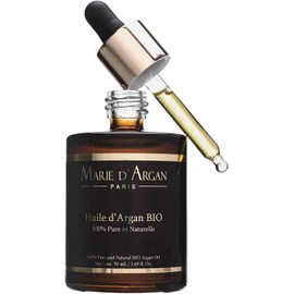 Aceite De Argán 100% Puro Aceite para Cabello Barba y Pestañas Natural Orgánico Repara Uñas Quebradizas Y Puntas Abiertas Marie d'Argan