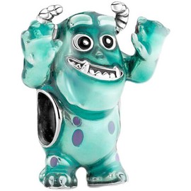 ZURWTCH Fit Women Bracelet Necklaces Fashion Gifts 925 Sterling Silver DIY Jewelry (Pixar Sulley Charm)