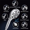 ELLO&ALLO Shower Faucet Set with LED, Single Handle Shower Faucet
