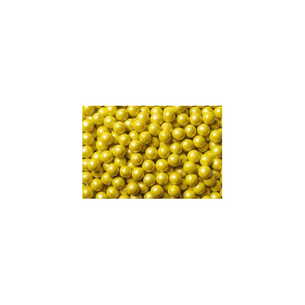 Sixlets Chocolate Balls Shimmer Yellow 2 Pounds