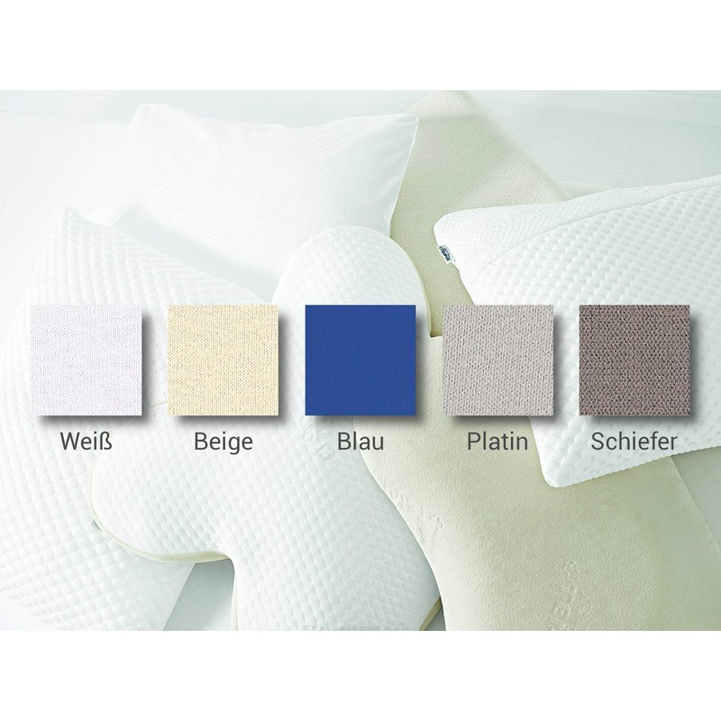 TEMPUR Jersey Cushion Cover for Millennium/Original Sleeping Pillow, Fitted Cover