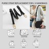 Genuine Vachetta Leather Purse Straps Replacement Crossbody, Adjustable Bag Strap