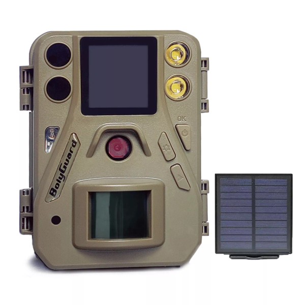 Bolyguard BOLY Trail Camera With Solar Panel 37MP Hunting Camera