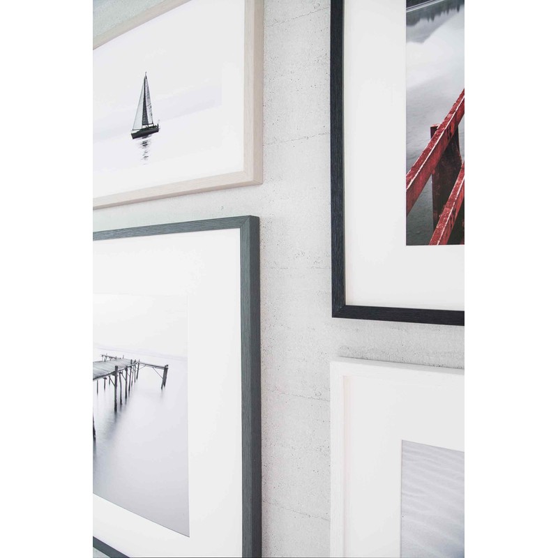 nielsen 5x7 Wooden Wengé Photo Frame for Standing and Hanging