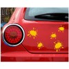 Samunshi® Paint Splashes Sticker Set of 5 2 x 8