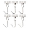6Pcs Swing Magnetic Hook Set No Drilling Need Decorative Beautiful
