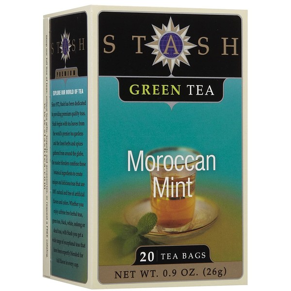 Stash Tea, Tea Moroccan Mint, 20 Count