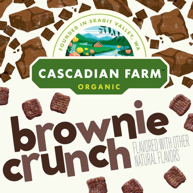 Cascadian Farm Organic Brownie Crunch Cereal, Gluten Free, Whole Grain
