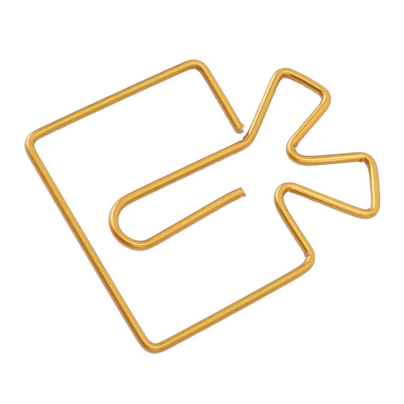 100PCS Funny Cute Paperclips Decorative Metal Small Journaling Paper Clamps
