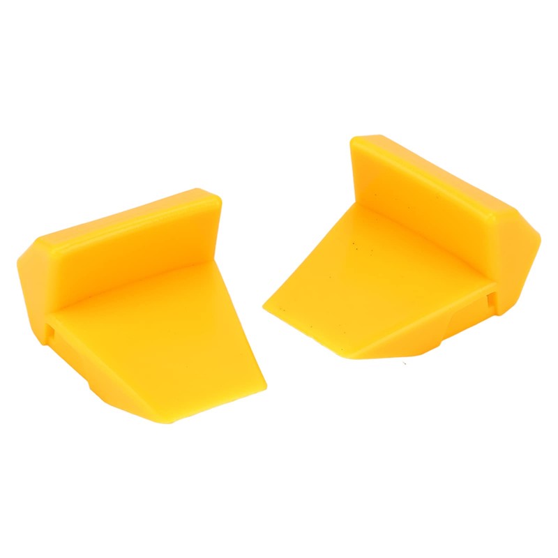Aramox 4Pcs Tyre Changer Clamping Jaw Protector Plastic Yellow Inserts
