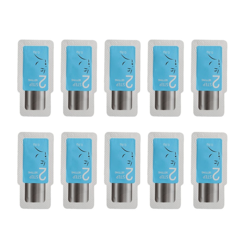10pcs Lash Perming Fixation Agent Semi Permanent Skin Friendly Eyelash