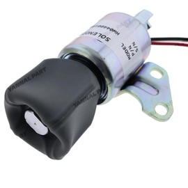 YANNAL PART New Stop Fuel Solenoid MT313 17520-60013 1752060013 12V Suitable for Hayter Kubota Engine