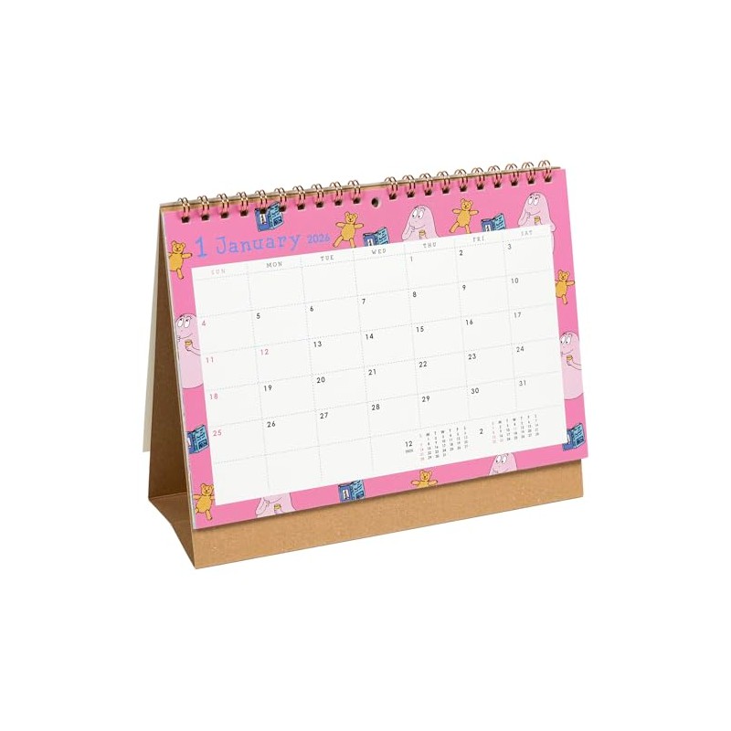 Greeting Life 2026 Calendar Barba Papa Tabletop C-1680-BB