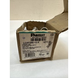 Panduit Copper Lug Flared Barrel Entry One Hole LCAF250-12-X Qty 10