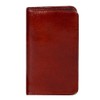 Scully Italian Leather Pocket Telephone/Address Book (Mahogany)